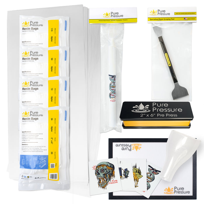Helix Pro Complete Accessory Kit | Rosin Press Bags ...