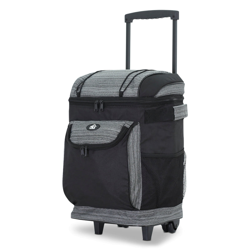 travelers club luggage insulated rolling cooler table