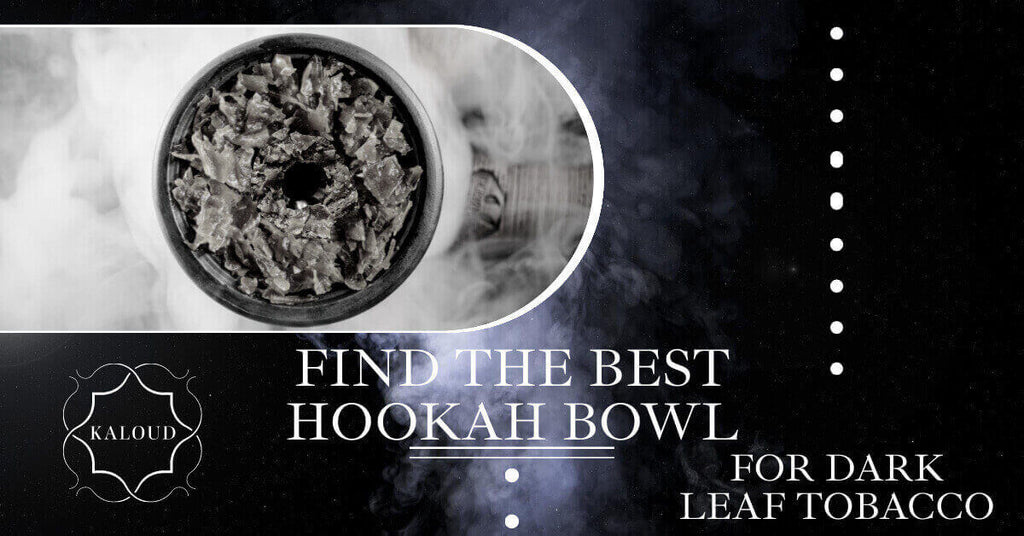 Dark Black Shisha Tobacco Head Bowl Hookah Shisha Accessories