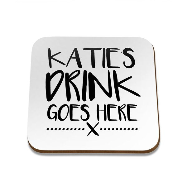 Drink Goes Here Square Coaster Single Harvey Norman Photos