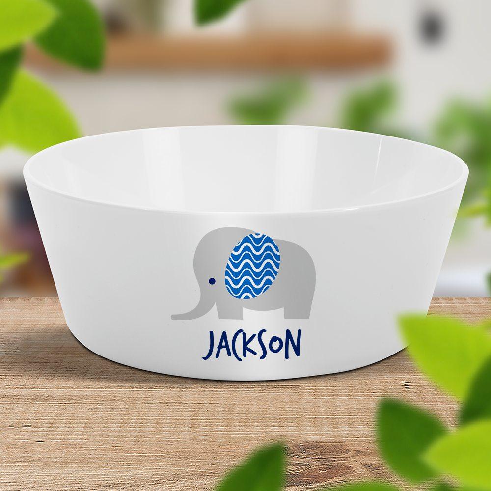 Personalised baby bowl sale plastic