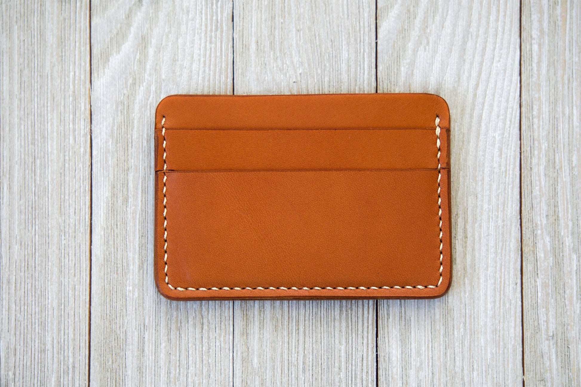 Front Pocket ID Wallet In Tan – Rugged Minimalist