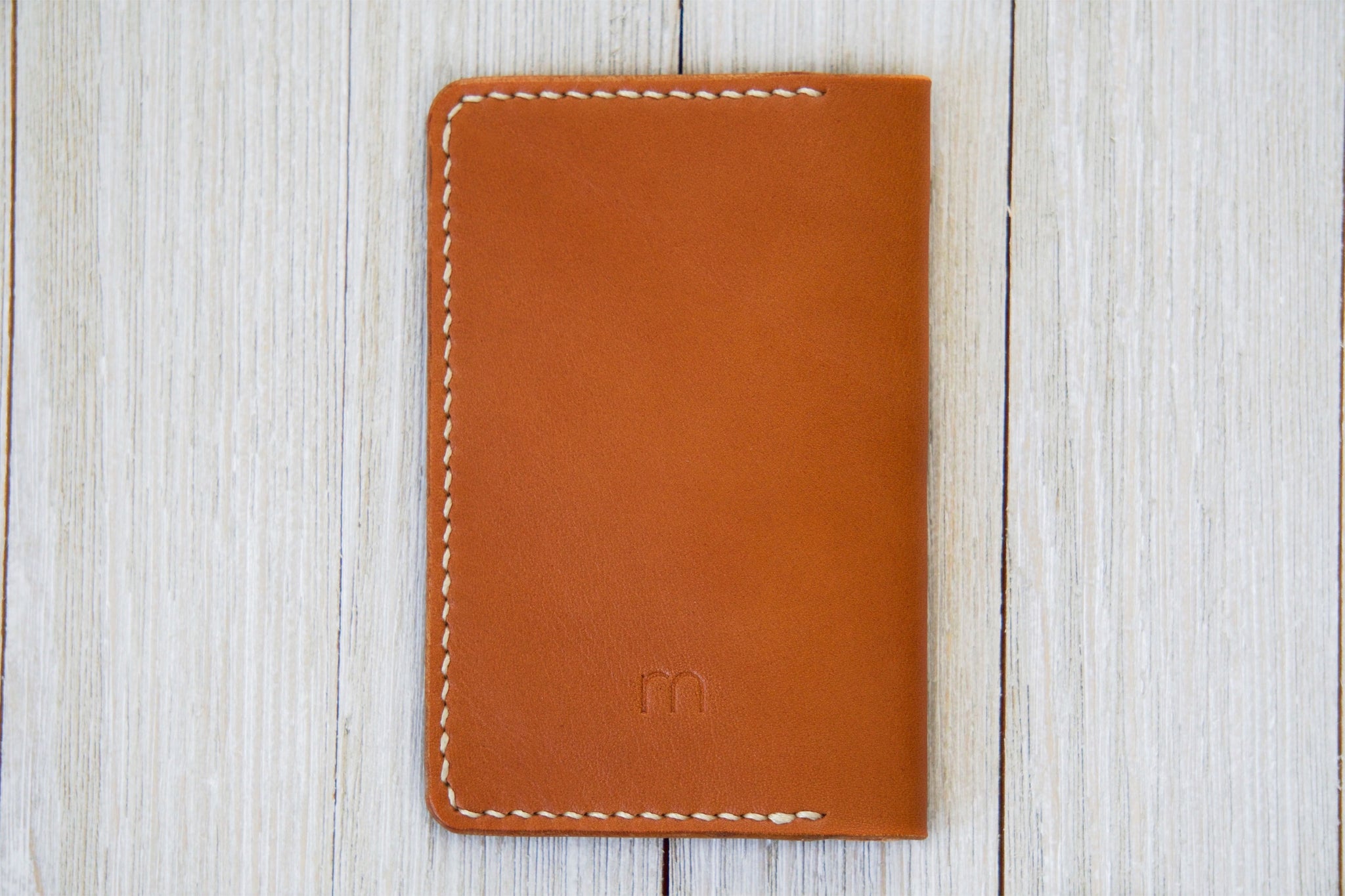 Small Notebook Cover/Wallet In Tan – Rugged Minimalist