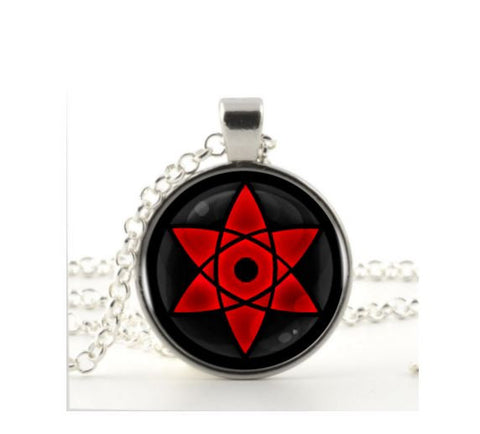 Naruto Sharingan Shippuuden Logo Pendant Necklace