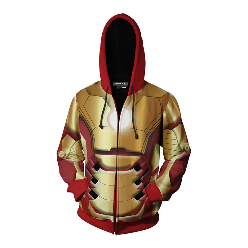 The Avengers 4 Hoodie | Endgame Tony Stark Hoodie | Zip Up Hoodie ...