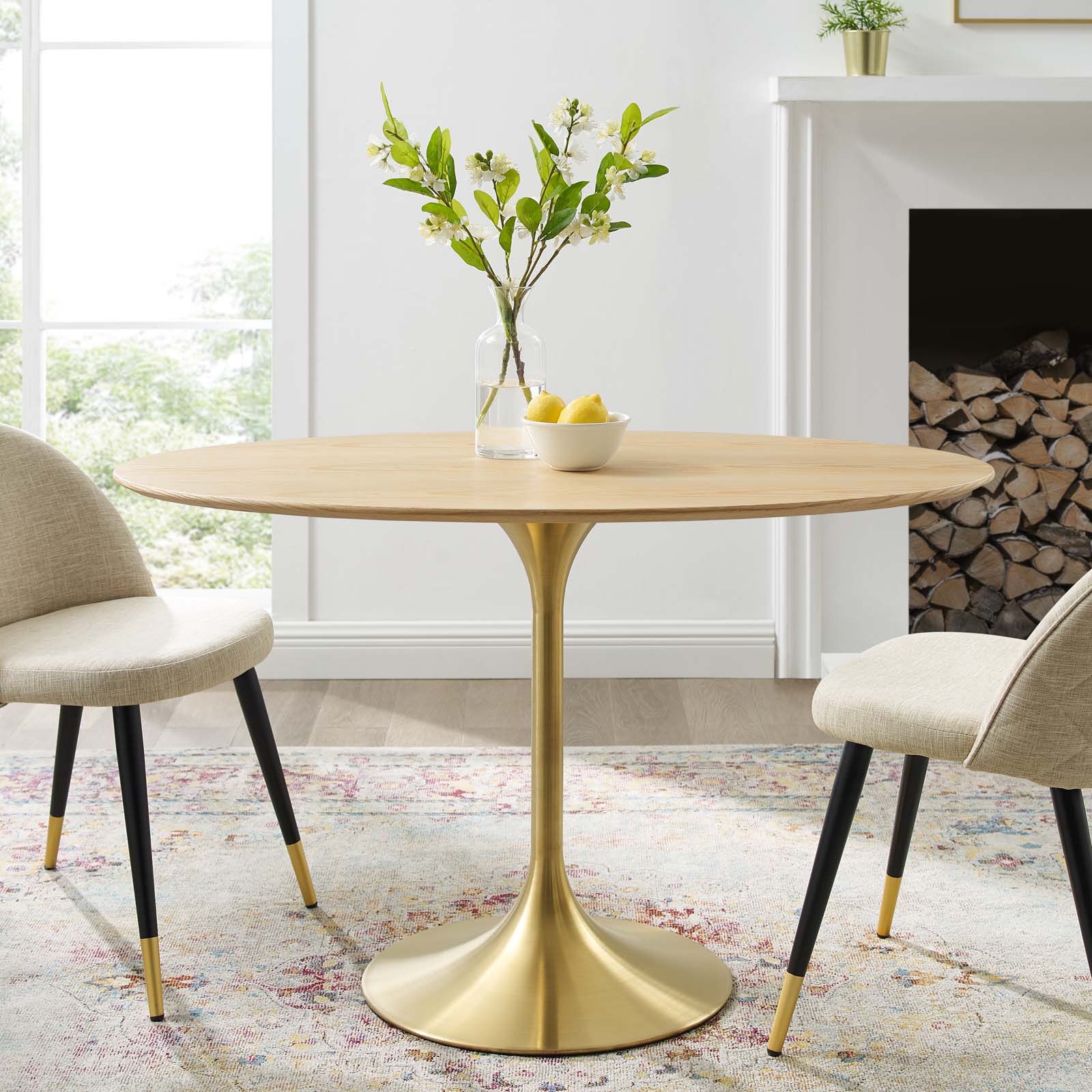Lippa 48" Oval Wood Dining Table By Modway - EEI-5217