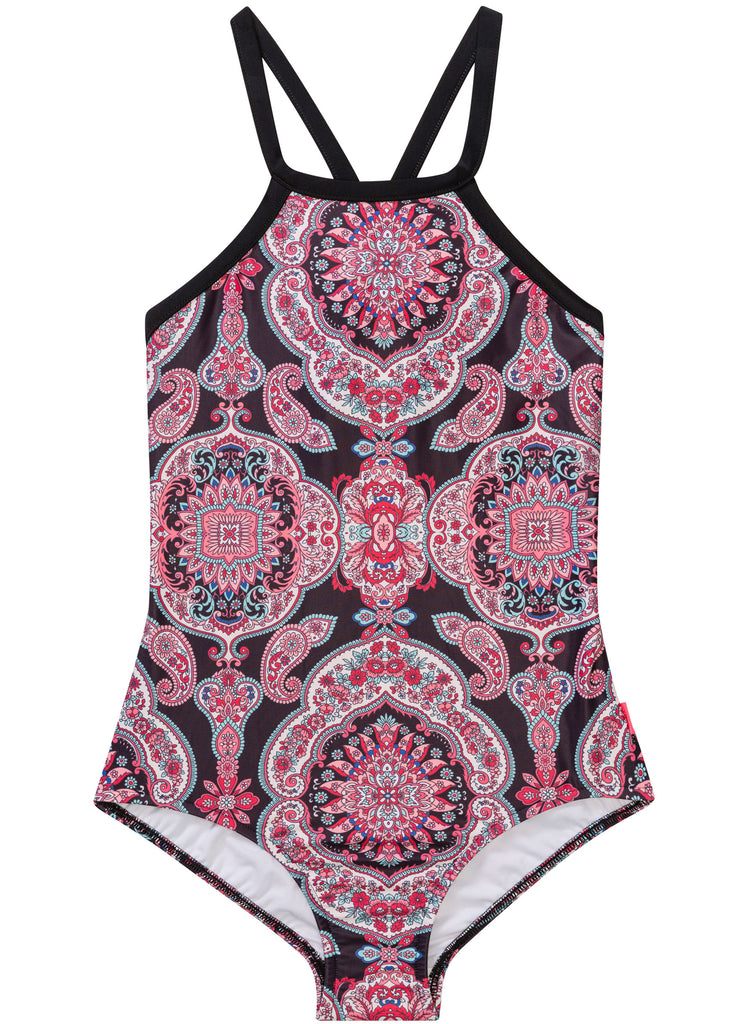 Seafolly girls swimsuit - ruby black – Just Swimwear