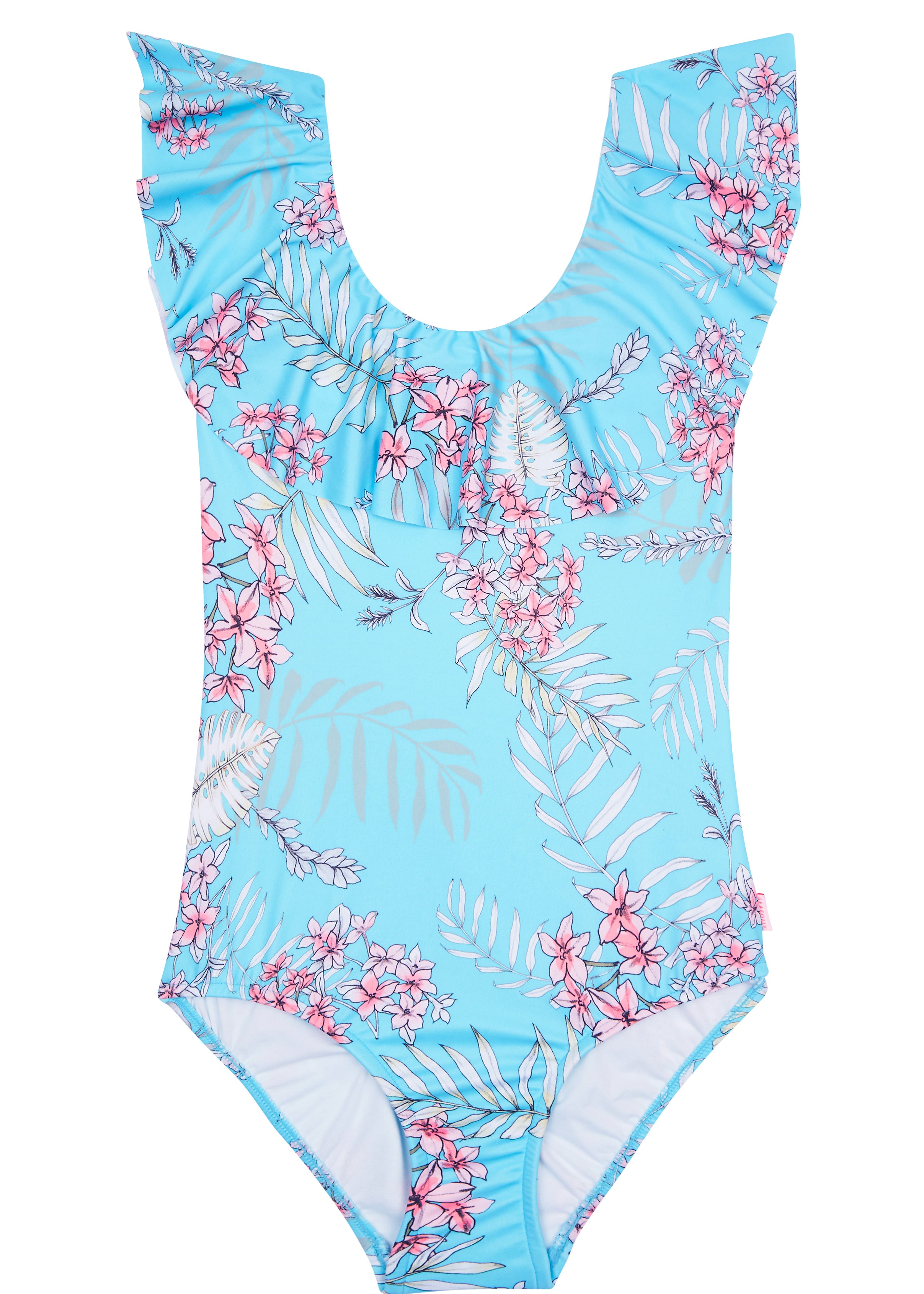 Seafolly Girls Swimsuit Tahiti Blue Just Swimwear