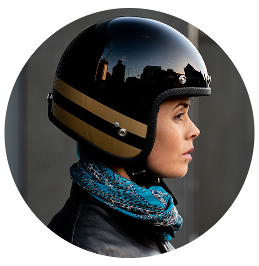 Jasmine Fred Perry Helmet Side Shot