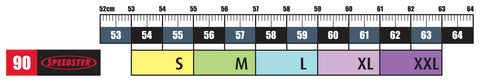 davida speedster open face motorcycle helmet size chart