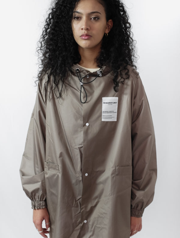 Ripstop Waterproof Rain Jacket (Stone)