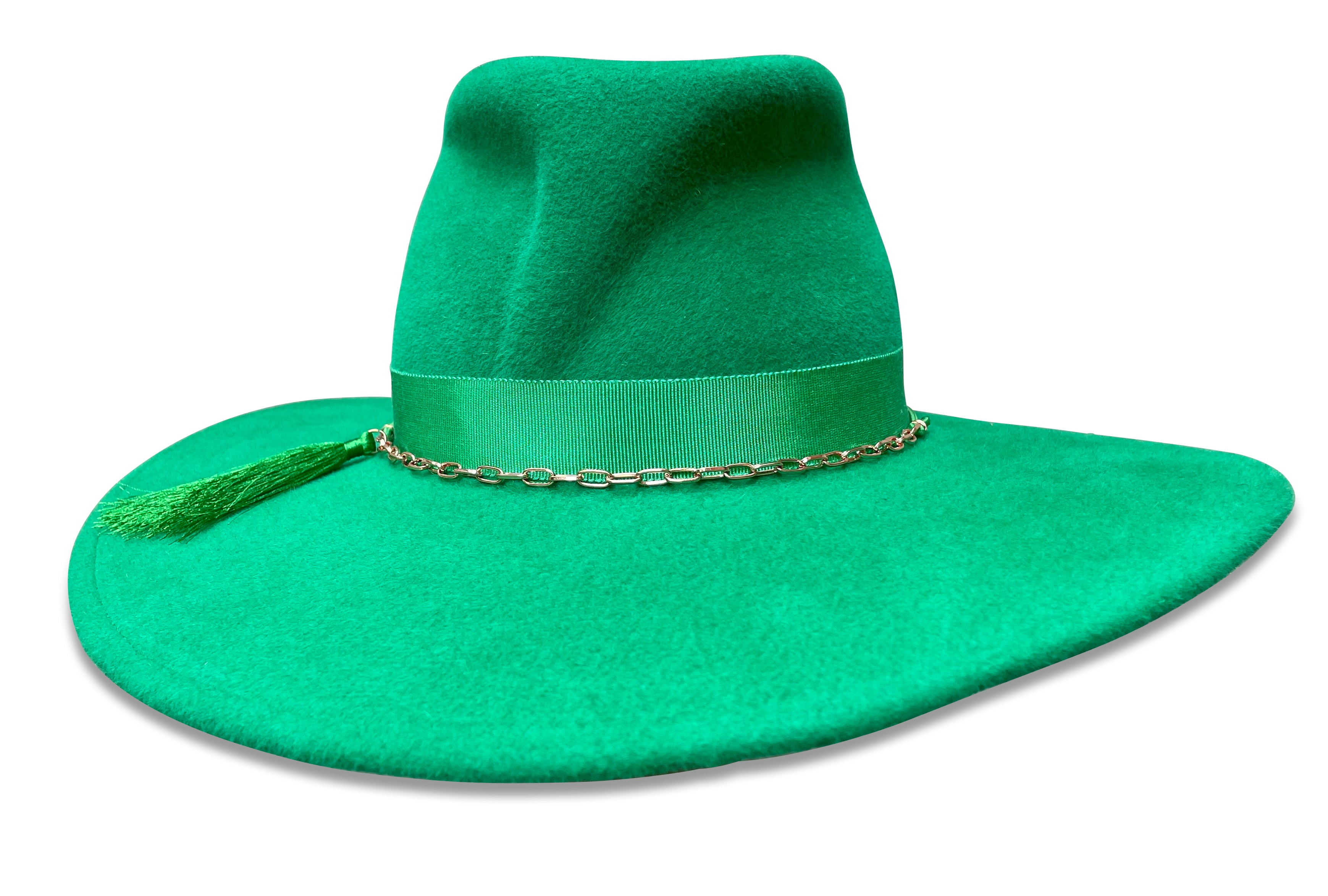 emerald green cowboy hat