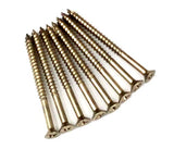 Polished Brass Hinge Screws