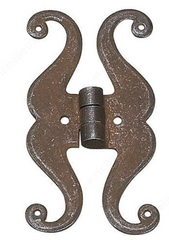 Rustic Wrought Iron Butterfly Hinge