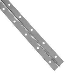 Stainless steel continuous piano hinge 1 1/2" by 12"