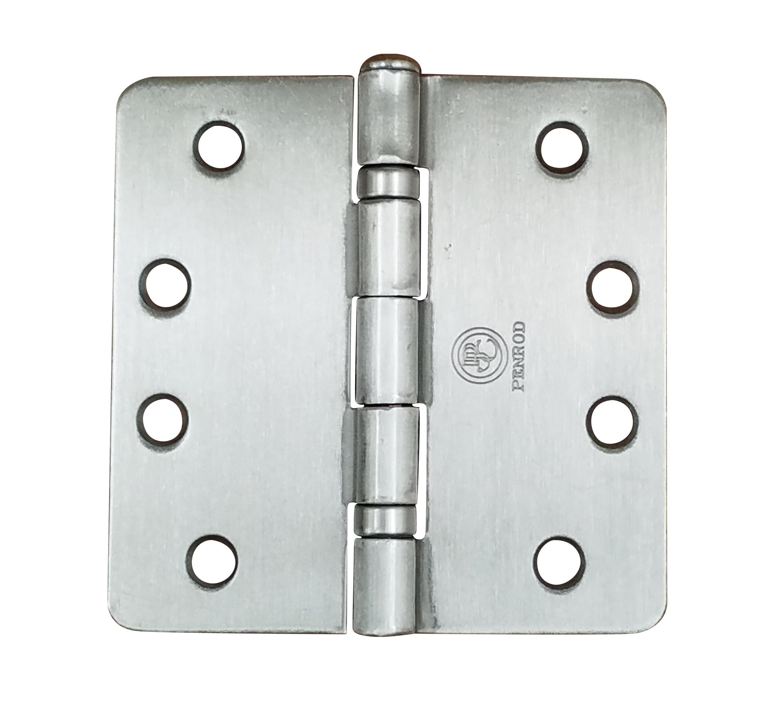 Ball Bearing Door Hinges 4 With 1 4 Radius Corners Template Timely Arch Hole Pattern Multiple Finishes 3 Pack