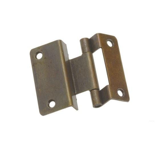 Bifold Lipped Door Hinges Non Mortise 13 32 Overlay High Quality Steel 2 Inch Length Multiple Finishes Available Sold Individually