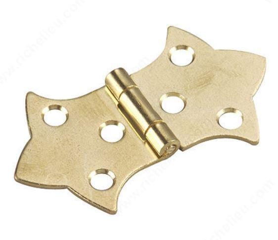 Butterfly Hinges Decorative Cabinet Hinges Brass Finish 2
