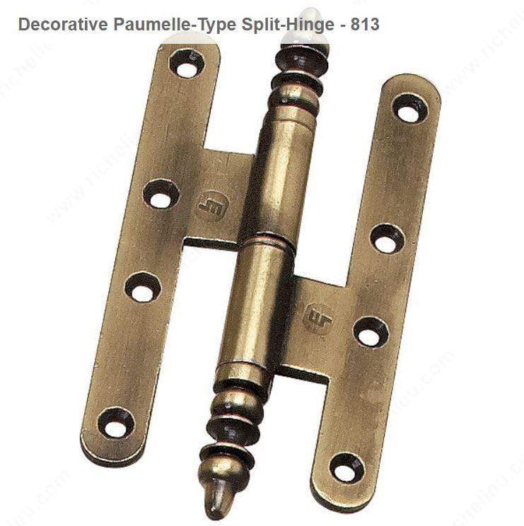 Lift Off Hinges For Cabinets Decorative Paumelle Type Split