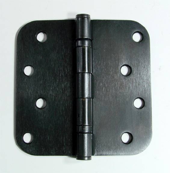 4 Inch With 5 8 Inch Radius Oil Rubbed Bronze Ball Bearing Door Hinges 2 Pack