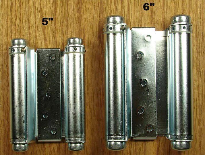 Zinc Adjustable Double Action Spring Hinges 3 Inches To 6 Inches