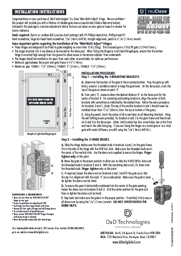 How To Install A Gate Spring