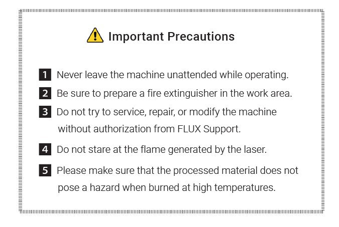 Laser Precautions