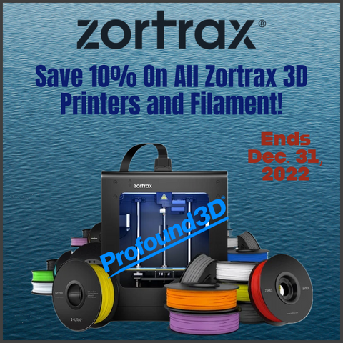Zortrax 3D printer sale