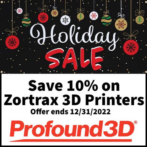 Save 10% on Zortrax 3D Printers