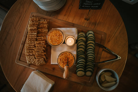 Poole's Pimento Cheese with Saltines