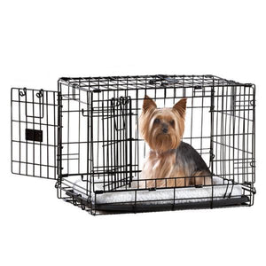 top paw 42 inch double door folding crate