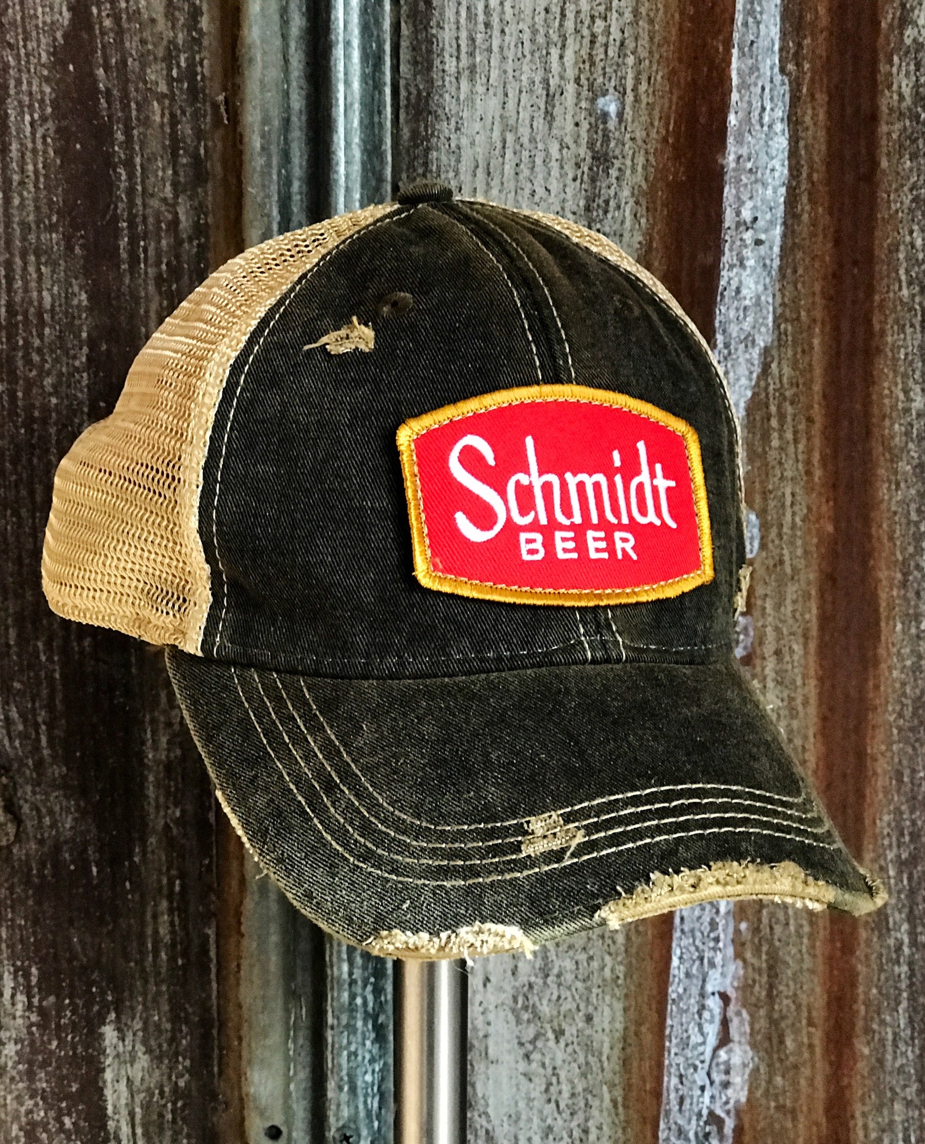 Sales/ Service - Outboard Hat Round- Distressed Black