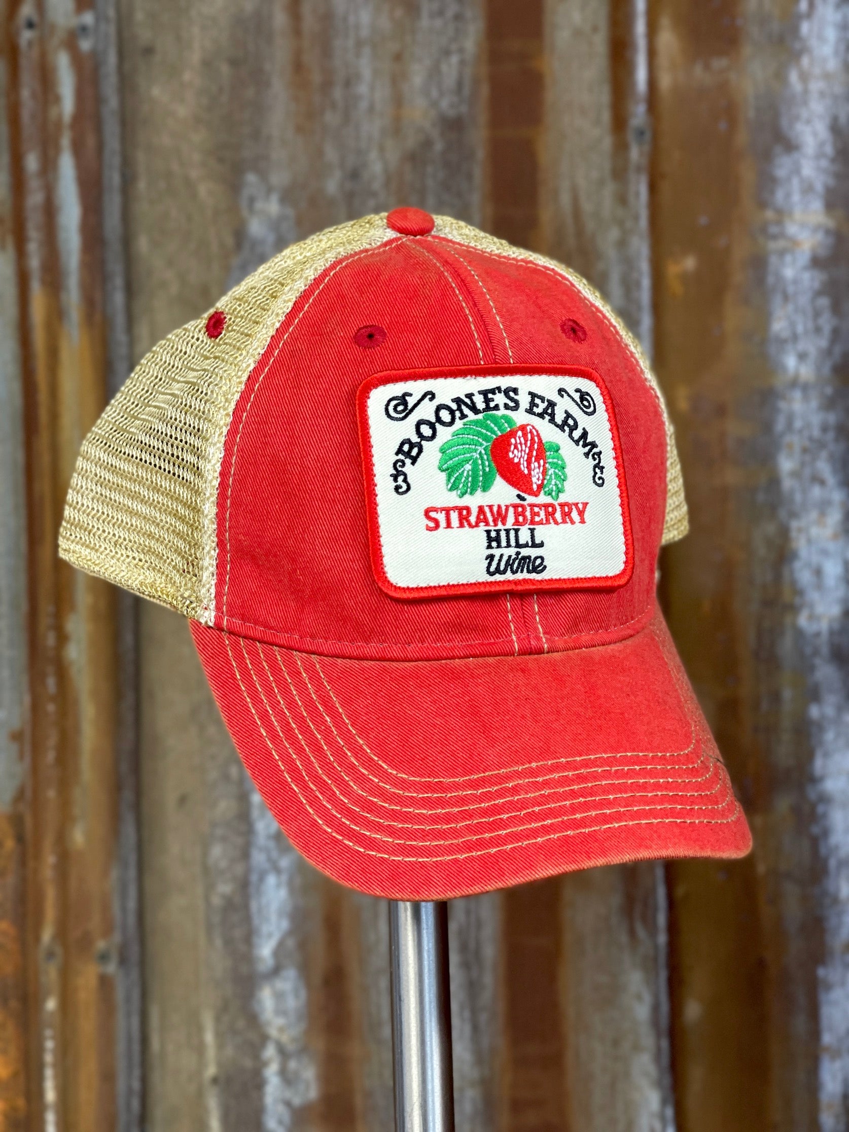 Image of House Party Hat STRAWBERRY Version- NON-DISTRESSEDSnapback