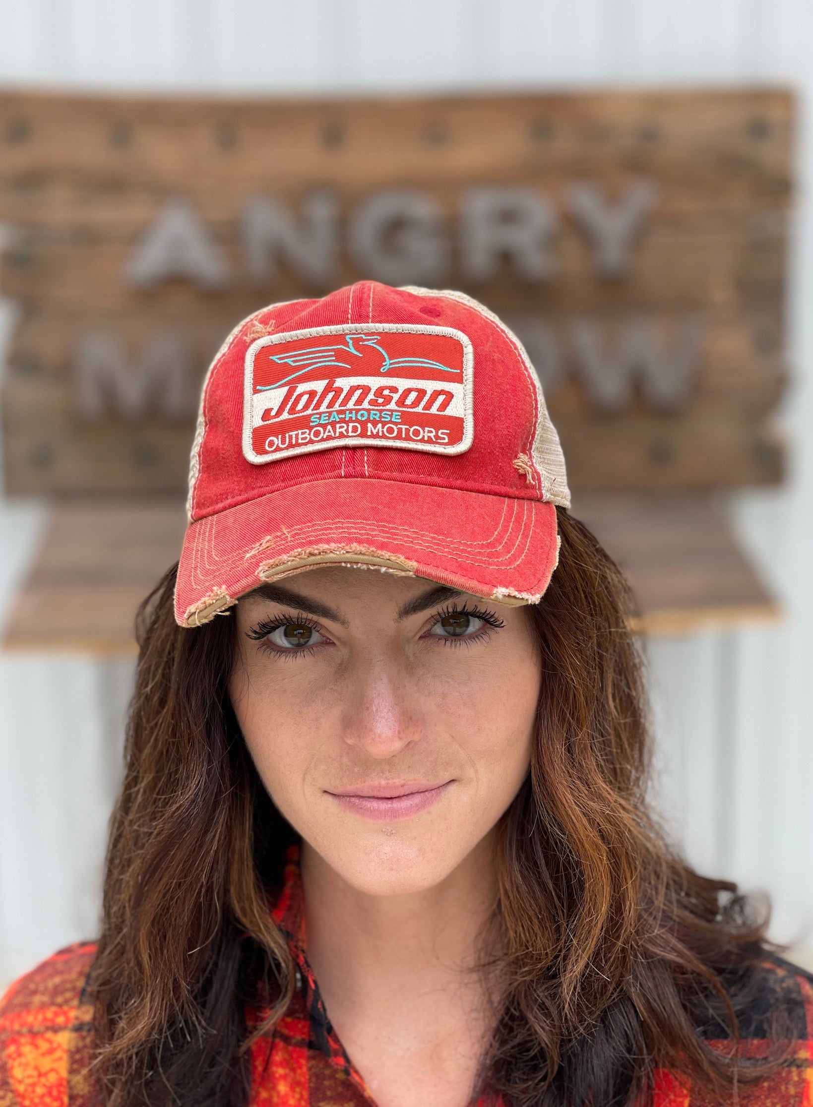 Bagley fishing Lure Hat- Distressed Orange Snapback – Angry Minnow Vintage  LLC