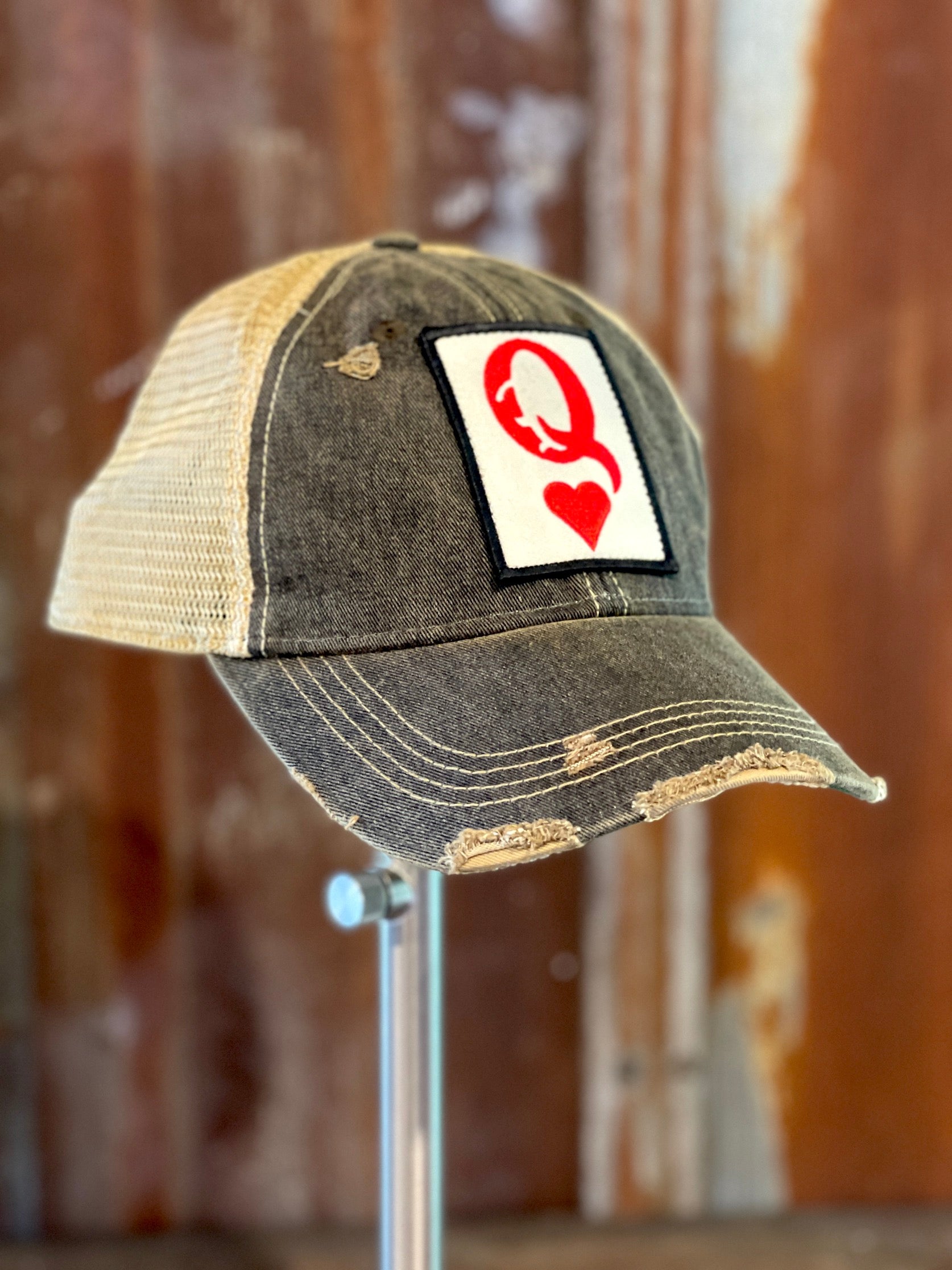 Oh For Fox Sake hat- Distressed Black Angry Minnow Vintage – Angry Minnow  Vintage LLC
