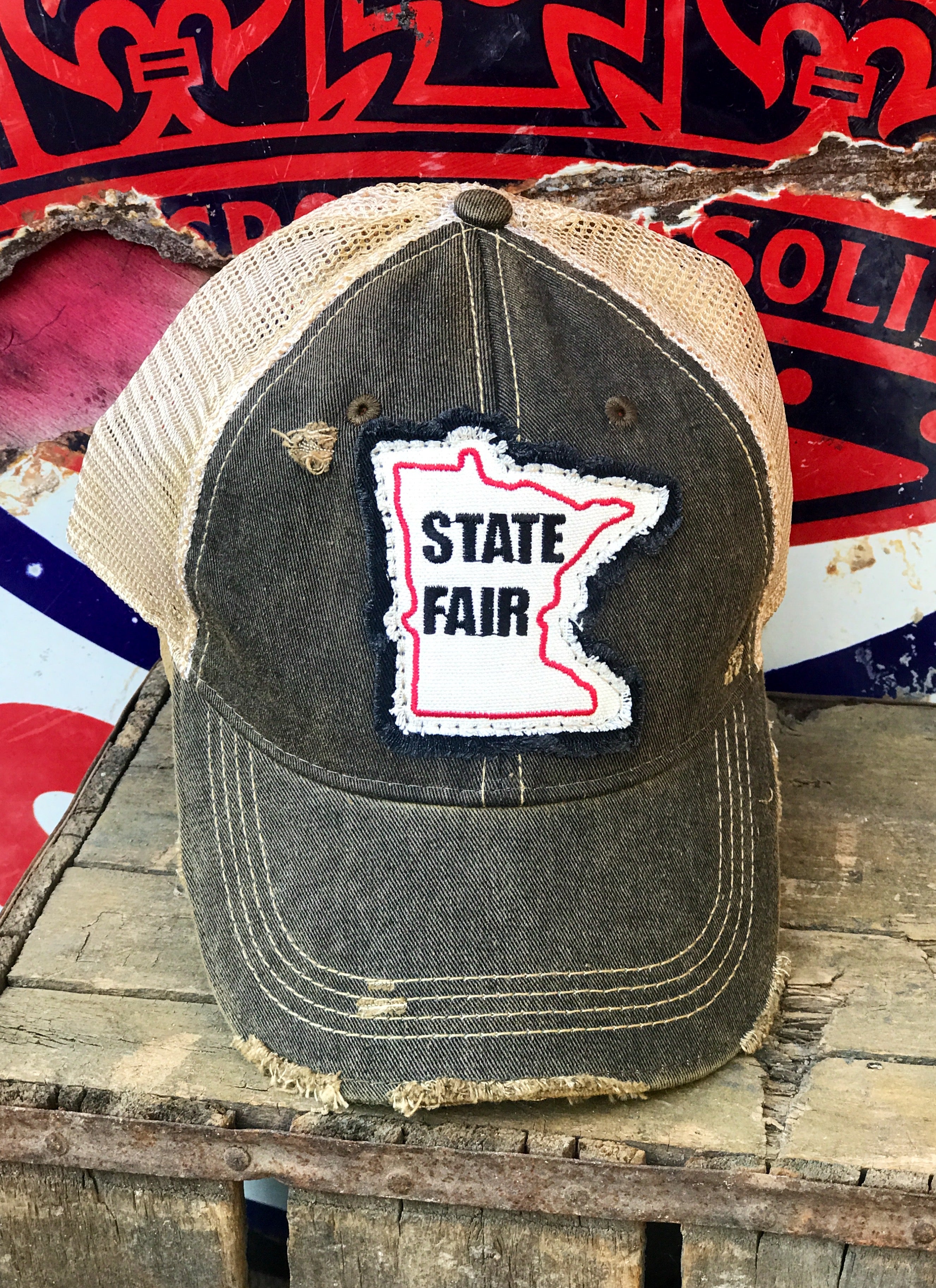 Minnesota State Fair Hat- Angry Minnow Vintage