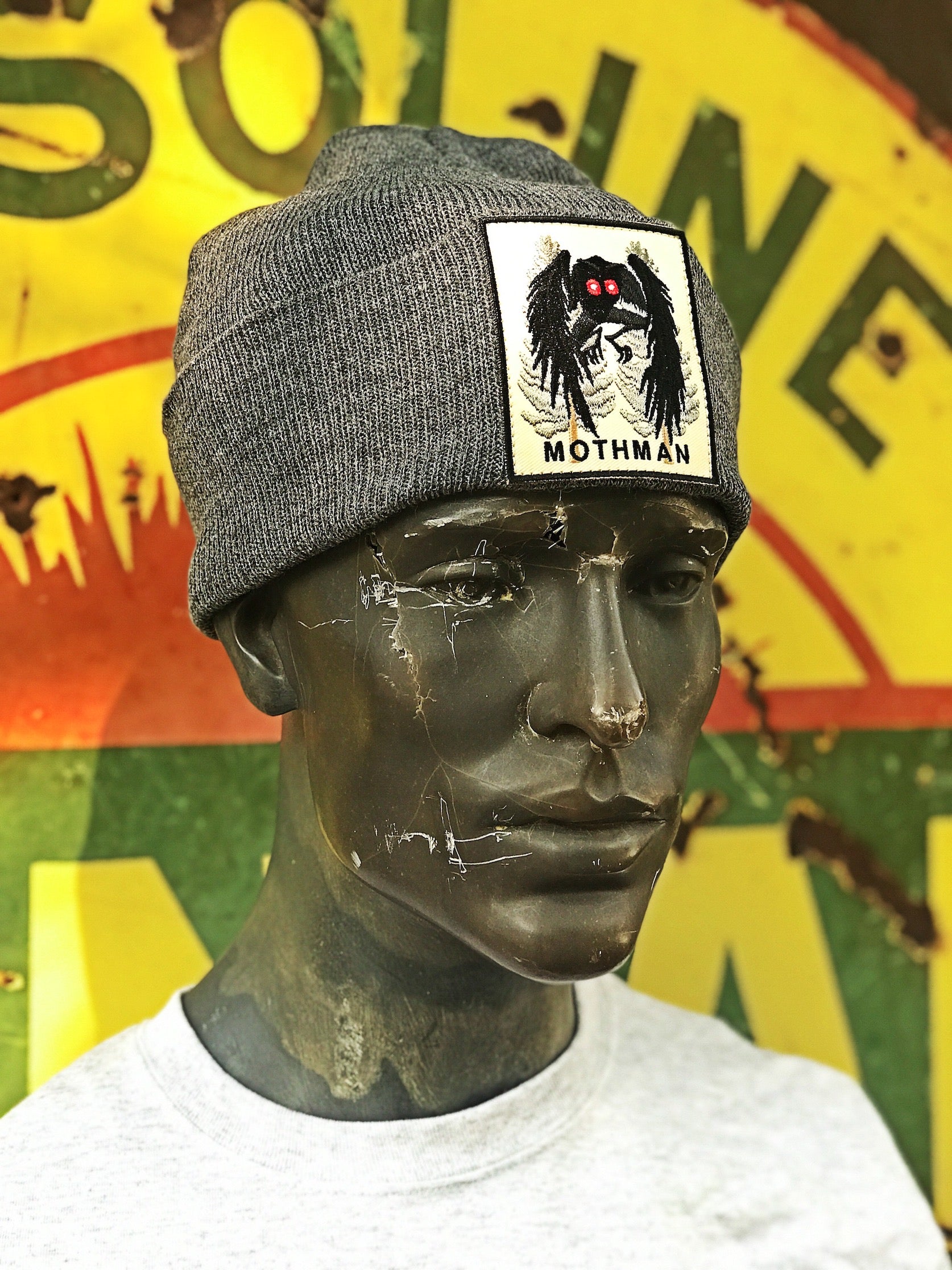 MOTHMAN Cryptid Series Stocking Hat - Grey