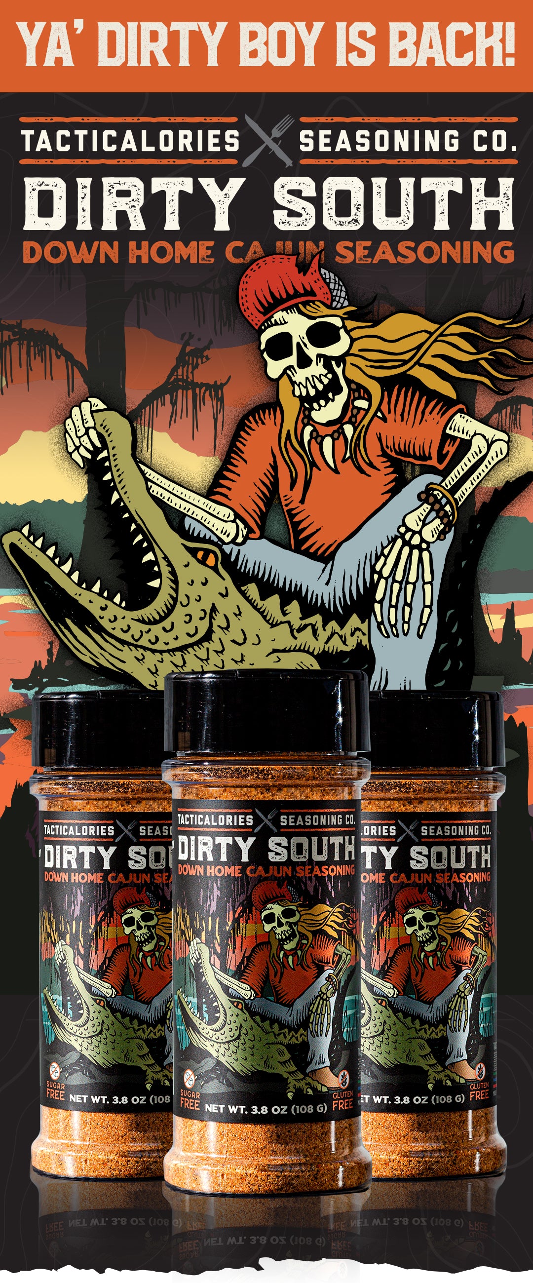 DIRTY SOUTH - Tacticalories Seasoning Company