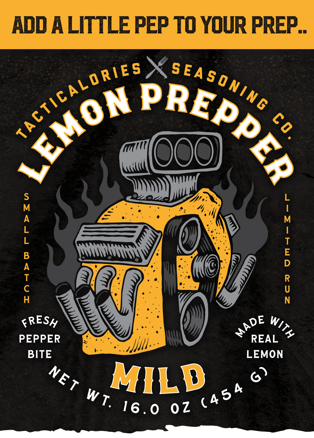 True Lemon Pepper Seasoning (2 pack) Natural Ingredients, No Salt