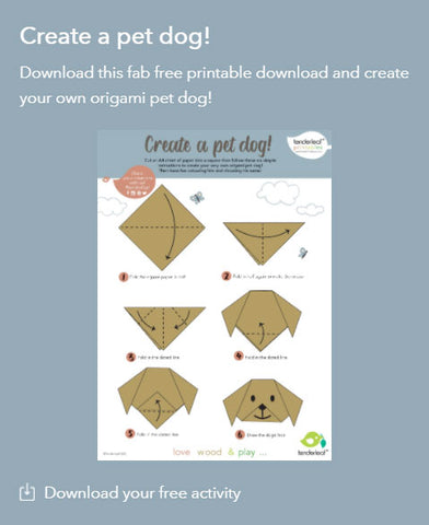 Dog Origami Printable