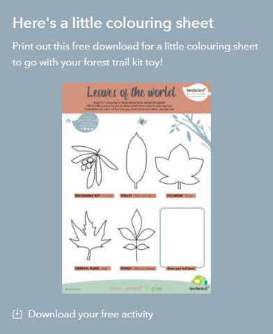 Forest Trail Leaves Printable