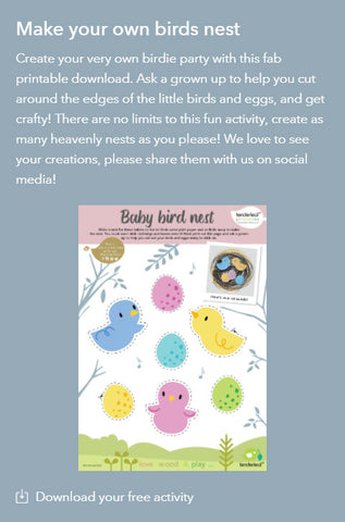Baby Bird Nest Printable