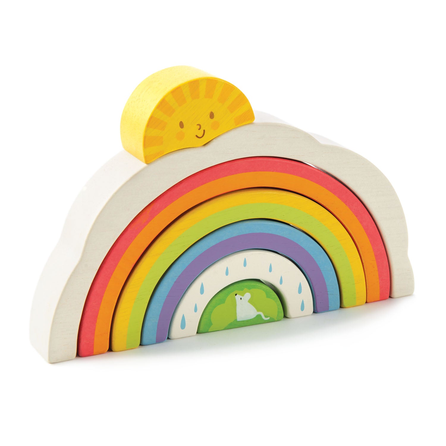 <p>Stack these tunnel pieces together to make a real rainbow! A great first puzzle for your toddler to develop their matching skills, size and color recognition. </p>
<p>Age range: 18 months +  </p>
<p>Product size: 8.27&quot; x 1.18&quot; x 5.24&quot;  </p>
<p>Weight: 0.77 lbs</p>
<p><a href="https://www.dropbox.com/s/3uzak4t6rqg1k72/TL8339%20Rainbow%20Tunnel%20Printable.pdf?dl=0" title="Rainbow Tunnel Printable"><img src="https://cdn.shopify.com/s/files/1/1083/1780/files/TL8339-Rainbow-Tunnel-Printable-dl_480x480.jpg?v=1597917136" alt="Rainbow Tunnel Printable"></a></p>
