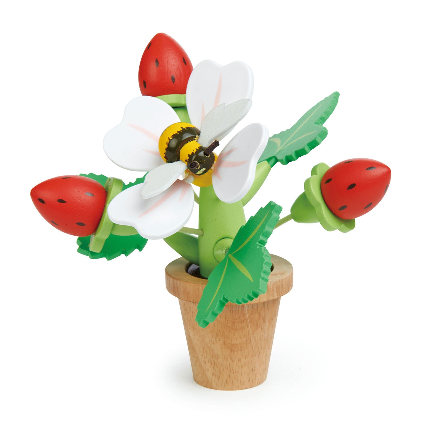 <p>An accessory to our Garden Wheelbarrow Set. Grow 3 strawberries in a little pot. Includes a magnetic</p>
<p>bumblebee. Leaves and strawberries are all removable.</p>
<p>Age range: 3 Years And Older  </p>
<p> Product size: 7.68 x 5.51 x 6.3”  </p>
<p> Weight: 0.33 lbs</p>
