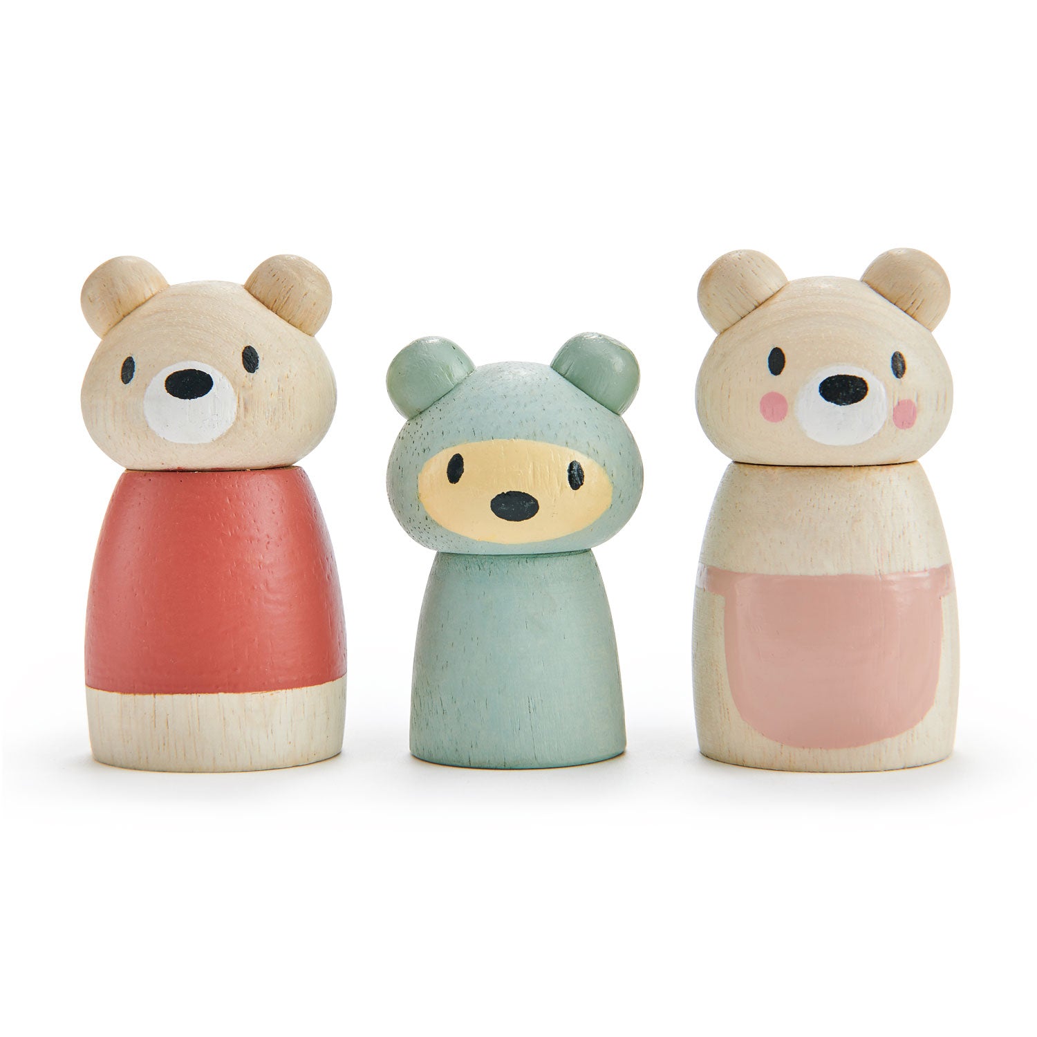 <p>A perfect solid bear family with Beryl the mum, Bobby the dad and Cub the baby, all finished with stylish colors and ready to add to any dolls house set or open-ended play set.</p>
<p>Age range: 3 Years And Older  </p>
<p>Product size: 3.94 x 1.57 x 2.36&quot;  </p>
<p> Weight: 0.13 lbs</p>
<p><strong>Related Product</strong><a href="https://kids.allwomenstalk.com/products/bunny-tales">Bunny Tales</a></p>
<p><a href="https://www.dropbox.com/s/8kapugcu19yz2je/TL8383%20TL8384%20Bunny%20and%20Bear%20Tales%20Printable.pdf?dl=0"><strong>Download Bunny and Bear Tales Printable</strong></a></p>
