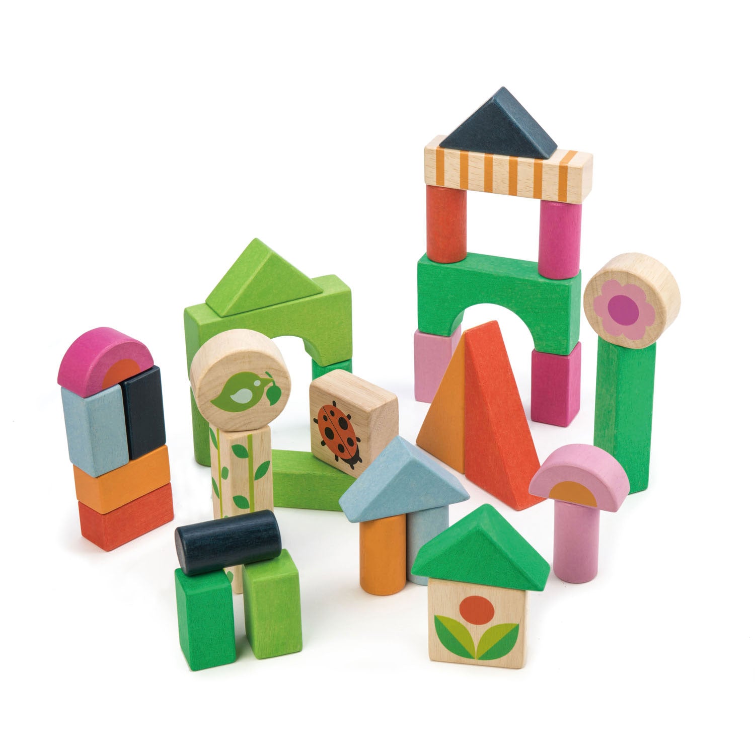 <p>Unlock your child&#39;s creativity with our Courtyard Blocks! There are 34 coloured and different shaped blocks to construct and build lots of different gardens.  A canvas drawstring bag is included for easy storage and transport. Helps to develop balance, hand eye coordination and construction skills. </p>
<p>Age range: 18 months +  </p>
<p>Product size: 11.81&quot; x 7.87&quot; x 0.98&quot;  </p>
<p>Weight: 2.09 lbs</p>
