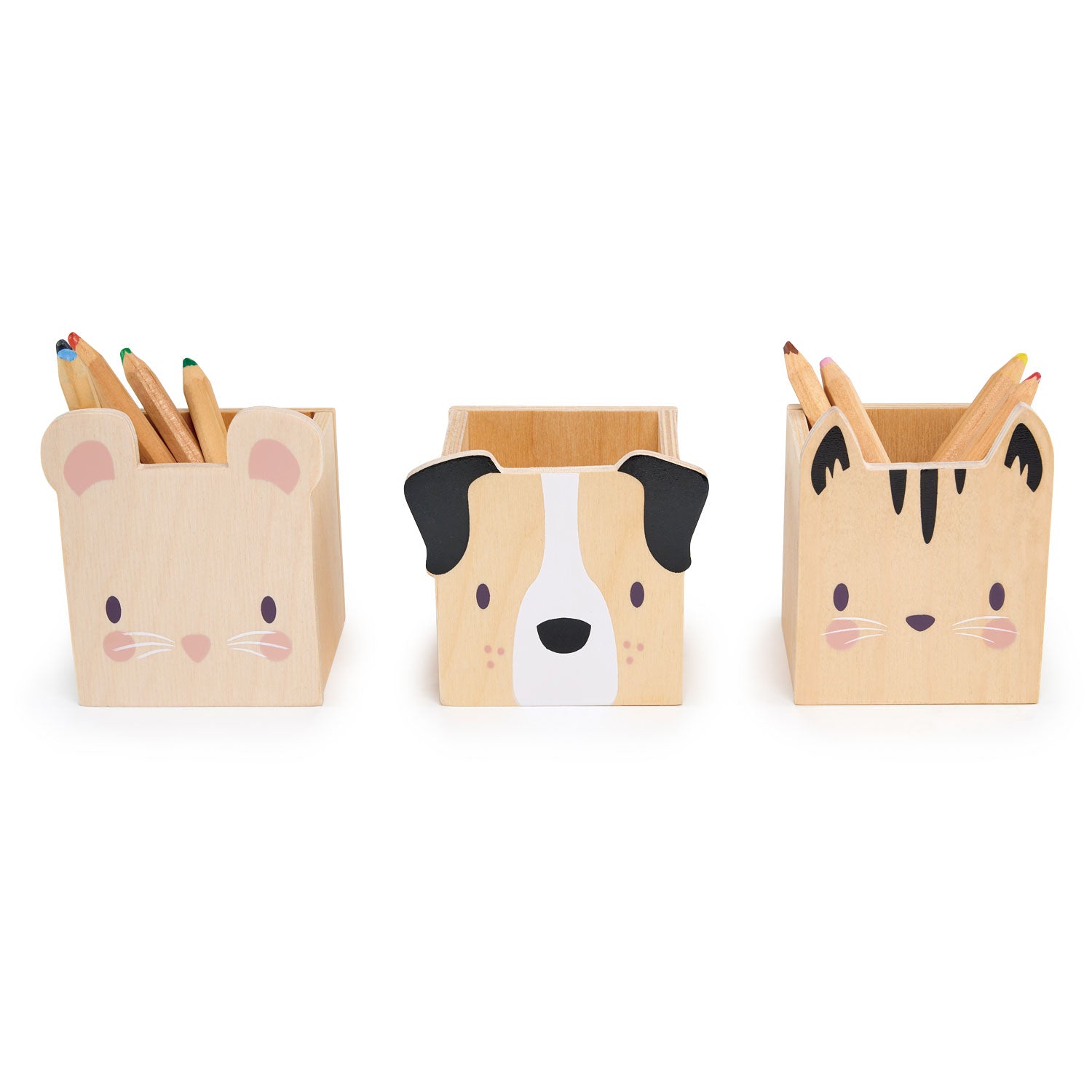 <p>Keep your pencils all in one place with these 3 pet pencil holders. A puppy, kitten and mouse face will look so cute sitting on your desk and will keep things tidy for a while! </p>
<p>Age range: 3 years +  </p>
<p>Puppy Pencil Holder 3.78 x 3.15 x 3.27”  </p>
<p>Kitten Pencil Holder 3.54 x 3.15 x 3.94”  </p>
<p>Mouse Pencil Holder 3.15 x 3.15 x 3.94”  </p>
<p>Weight: 0.79 Ibs</p>
