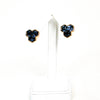 Hexagonal Blue Rhinestone Earrings by Swarovski by Swarovski - Vintage Meet Modern Vintage Jewelry - Chicago, Illinois - #oldhollywoodglamour #vintagemeetmodern #designervintage #jewelrybox #antiquejewelry #vintagejewelry