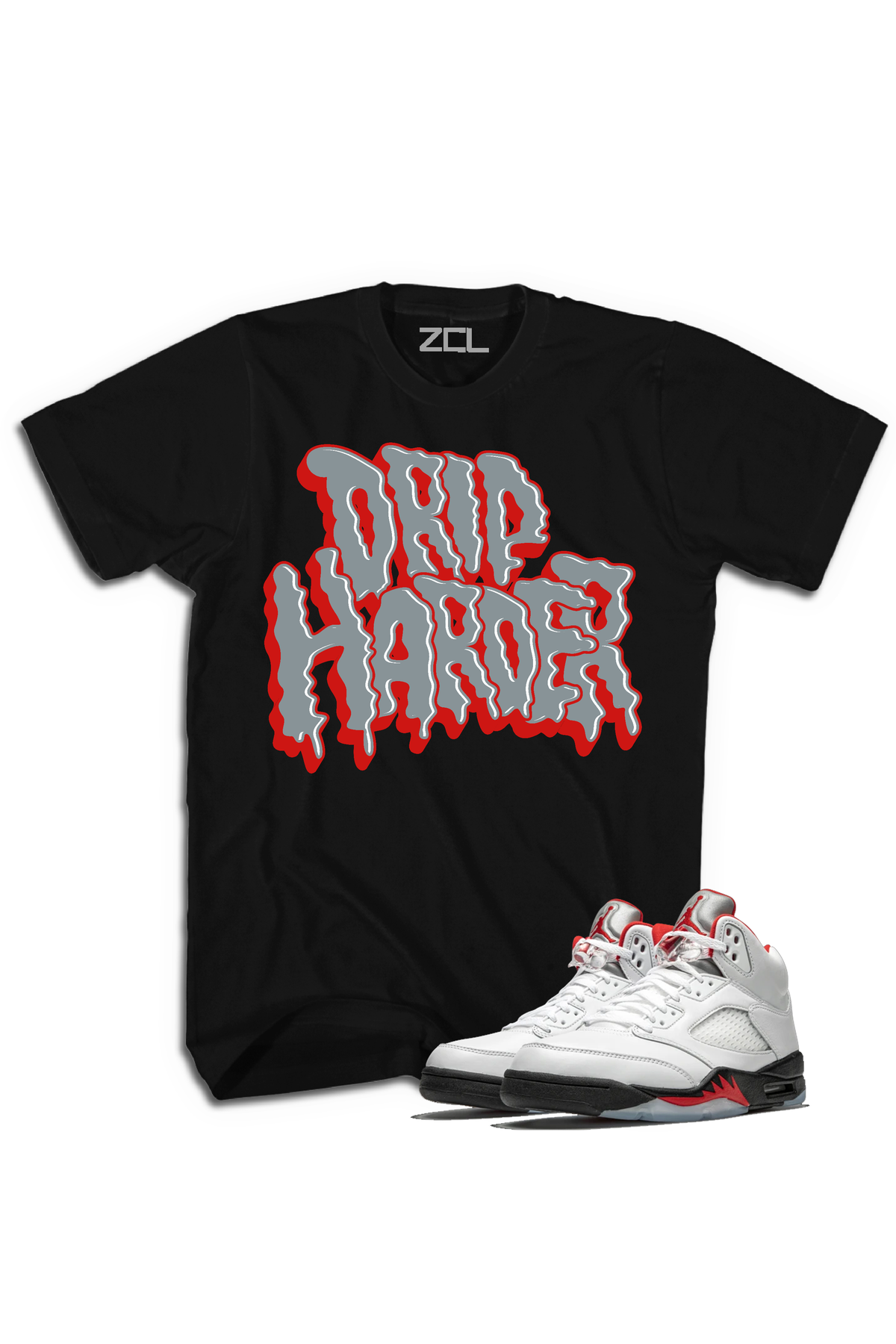 air jordan 5 fire red t shirt