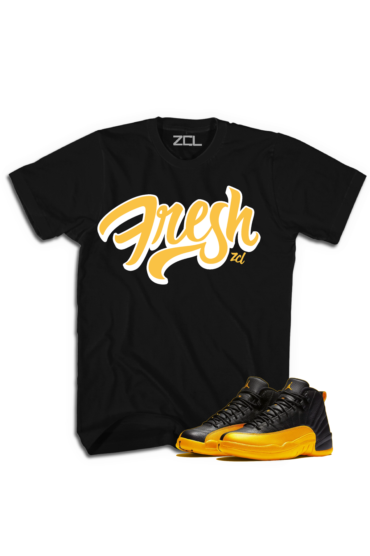 jordan 12 black and gold shirt